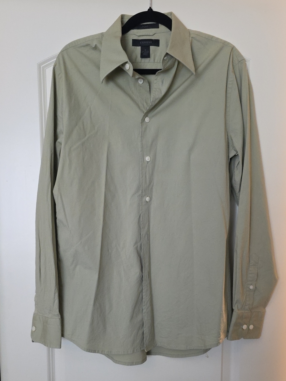 Express Men’s Button-Down Dress Shirt - Sage